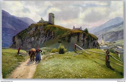 7546 Ardez - Ruine Steinsberg, Frau - 50670747