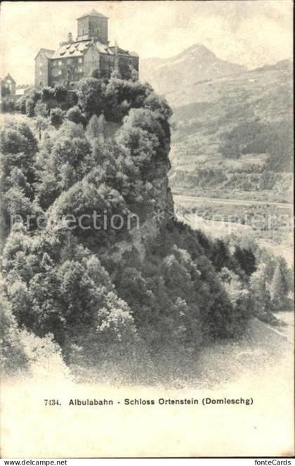 Albulabahn Schloss Ortenstein Domleschg