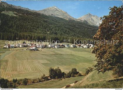 Fuldera mit Piz d`Oro und Piz d`Aint