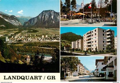 Landquart GR Fliegeraufnahme Ortspartien