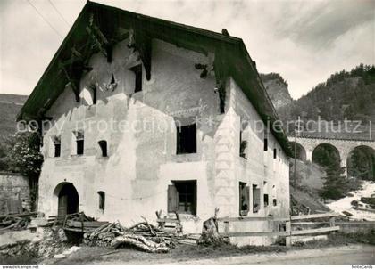 Lavin GR Altes Engadinerhaus