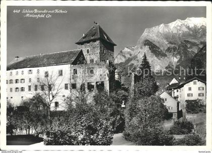 Maienfeld Schloss Brandis mit Falknis Raetikon