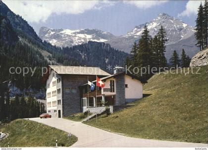 Marmorera Ferienhaus Scalotte mit Piz Forbisch und Piz Arblatsch
