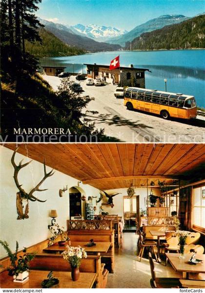 Marmorera GR Restaurant Marmorerasee am Julierpass