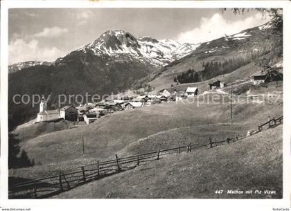 Mathon mit Piz Vizan