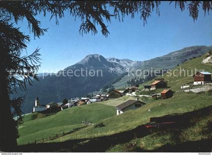 Mathon Panorama mit Piz Vican