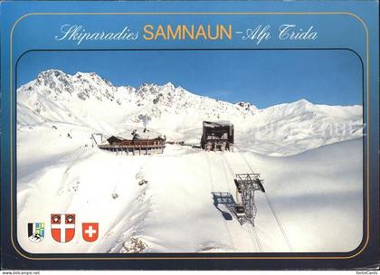 Samnaun-Compatsch Fliegeraufnahme Alp Trida Sattel