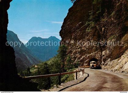 Samnaun Dorf GR Strasse Vinadi Samnaun