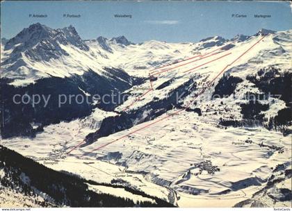 Savognin Riom Parsonz Martegnas Skigebiet Weissberg Forbisch Arblatsch