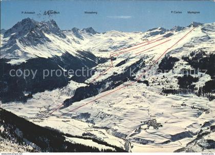 Savognin Riom Parsonz mit Martegnas Skigebiet