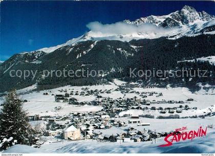 Savognin Winterlandschaft