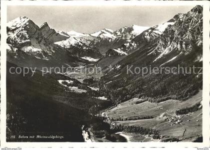 Sufers mit Rheinwaldgebirge