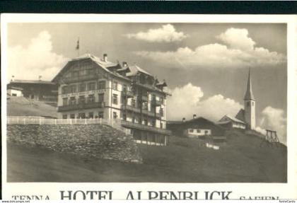 Tenna Hotel Werbekarte