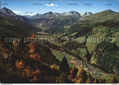 Tschierv Panorama Val Muestair Piz Lad Ofenpasse Fuldera