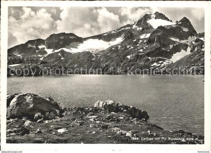 Tujetsch Lai Blau mit Piz Rondadura Bergsee