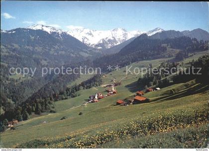 Valzeina mit Hochwanggruppe