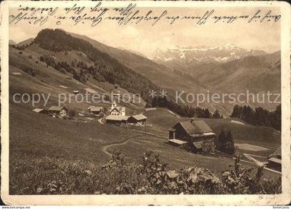 Valzeina Panorama mit Scesaplana