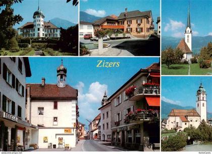 Zizers Schloss Hotel Kirchen Strassenpartie