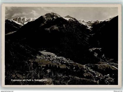 7504 Pontresina - Pontresina mit Palü und Roseggruppe - 10156163