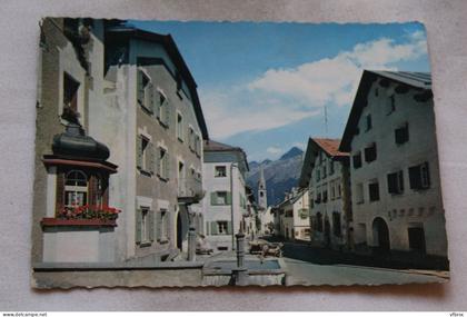 Cpm, S- Chanf, mit Piz d'Esan, Suisse