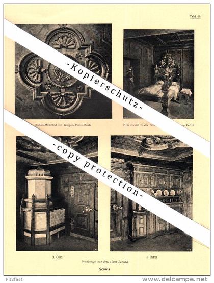 Photographien / Ansichten , 1923 , Scanfs / S-chanf , Kr. Oberengadin , Prospekt , Architektur , Fotos !!!