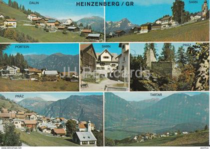 Heinzenberg - Dalin - Sarn - Portein - Praz - Tartar - Switzerland - unused