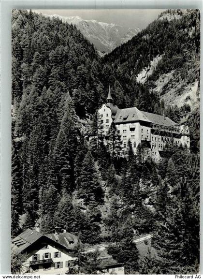 7554 Sent Foto AK Hotel Kurhaus Val Sinestra - 38219000