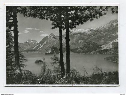 AK 139358 SWITZERLAND - Sils im Engadin - Blick von der Bellavista auf Silsersee und Maloja