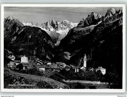 7610 Soglio - Soglio mit Scioragruppe - 10156133