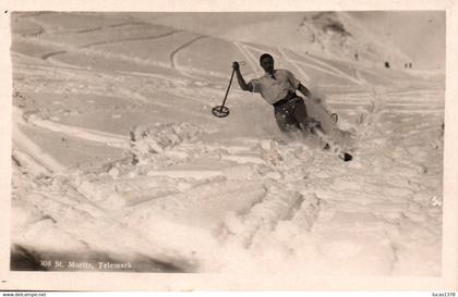 SPORTS D HIVER  / SAINT MORITZ  / TELEMARK