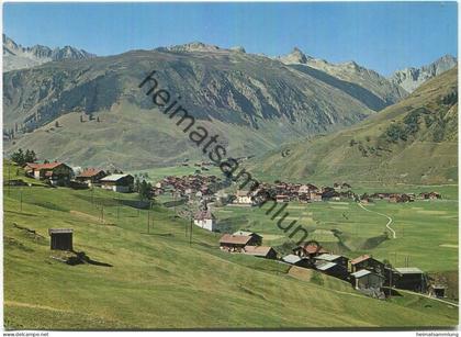 Sedrun und Surrhein gegen Chrüzlipass - AK Grossformat - Verlag Rud. Suter Oberrieden