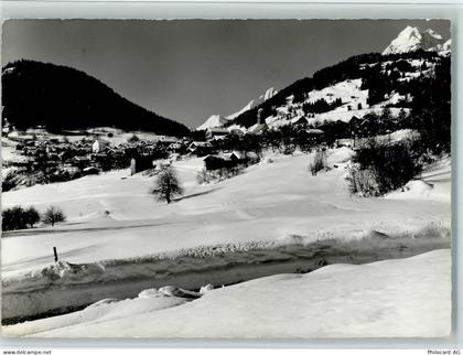 7158 Waltensburg Vuorz Staziun - mit Brigelserhörner Winter - 11089568