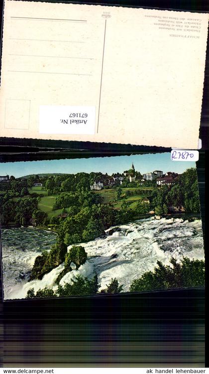 671167,Rheinfall mit Neuhausen Laufen-Uhwiesen Switzerland