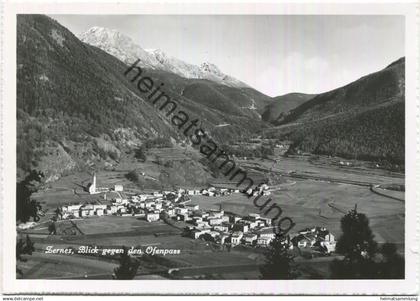 Zernez - Blick gegen den Ofenpass Foto-AK - Verlag R. Grass Zernez