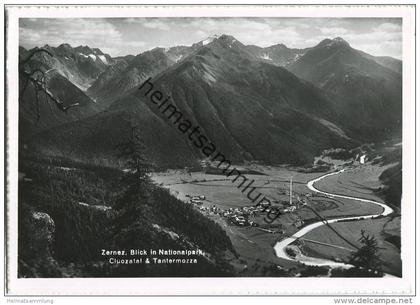 Zernez - Nationalpark - Ansichtskarte Großformat