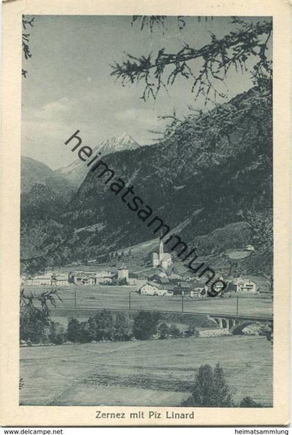 Zernez - Piz Linard - Verlag R. Grass Zernez gel. 1928