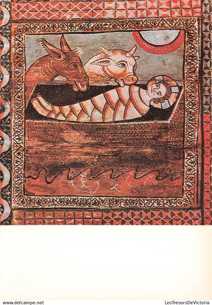 SUISSE - Zillis - St Martinskirche - Die Geburt Jesu - La nativité - Bébé - Jésus - étable - mangeoire - Carte postale