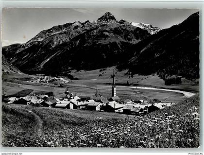 7524 Zuoz - Zuoz gegen S-chanf und Piz dEsan - 10156166