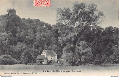 Suisse - BONCOURT (JU) La Tour de Milandre - Ed. Louis Burgy 4216