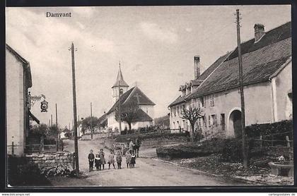 AK Damvant, Blick zur Kirche