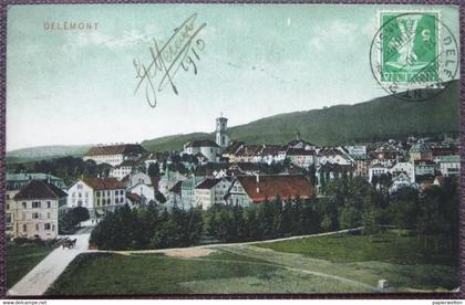Delémont (JU) - Panorama 1910