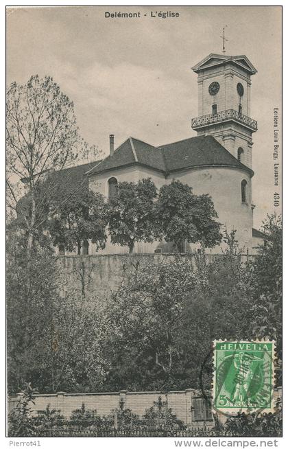 SUISSE - DELÉMONT - L'Église