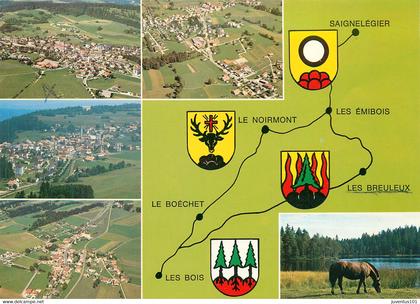 CPSM Saignelégier-Les Breuleux-Le Noirmont-Etang de Gruère      L481