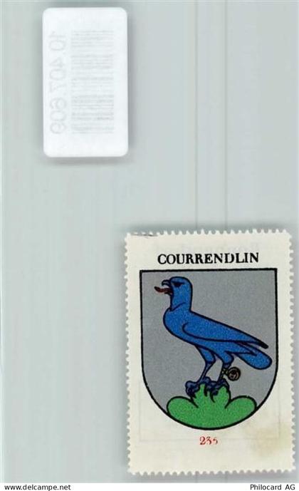 2830 Courrendlin - Vignette Wappen Kaffee Hag 1920-1940 Falke - 10407609