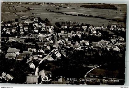 2950 Courgenay 1953 Foto AK Fliegeraufnahme - 38022641