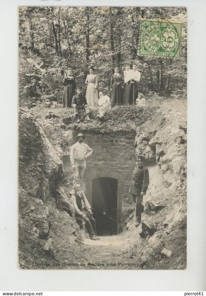 SUISSE - JURA - L'entrée des Grottes de RÉCLÈRE près PORRENTRUY
