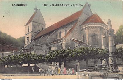 Suisse - SAINT-URSANNE (JU) L'église - Ed. A. & H. C. 1138