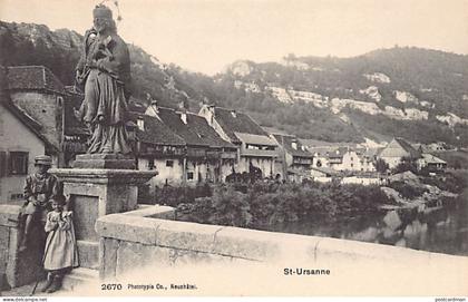 Suisse - SAINT-URSANNE (JU) Vue générale - Ed. C.P.N. 2670