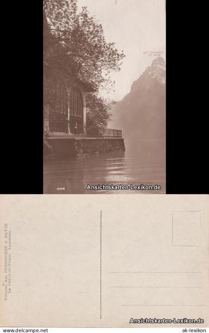 Ansichtskarte Luzern Lucerna Vierwaldstättersee - Tellskapelle 1928