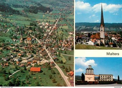Malters Fliegeraufnahme Kirche Muehle